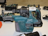 Accu boorhamer makita dhr242 met hepa dx01 afzuiger met accu