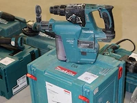 Accu boorhamer makita dhr242 met hepa dx01 afzuiger, zonder accu en met kunststoffen koffer - afbeelding 2 van  2