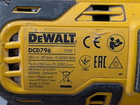 Accu boorhamer met accu schroefmachine, dewalt dcd796, dewalt dch172 - afbeelding 3 van  14