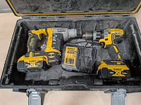 Accu boorhamer met accu schroefmachine, dewalt dcd796, dewalt dch172 - afbeelding 6 van  14