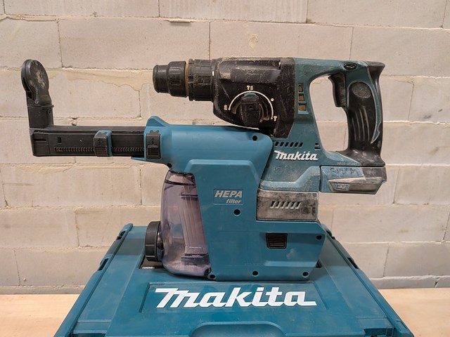 Accu boorhamer met filter, makita dhr242, makita dx07 - afbeelding 9 van  12