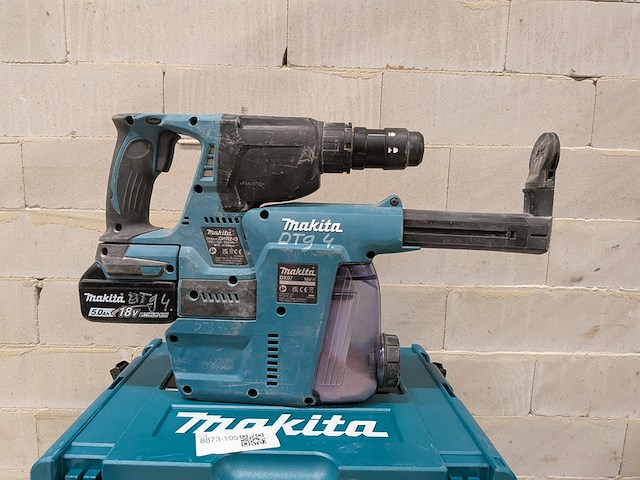 Accu boorhamer met filter, makita dhr243, makita dx07, 2025 - afbeelding 8 van  14