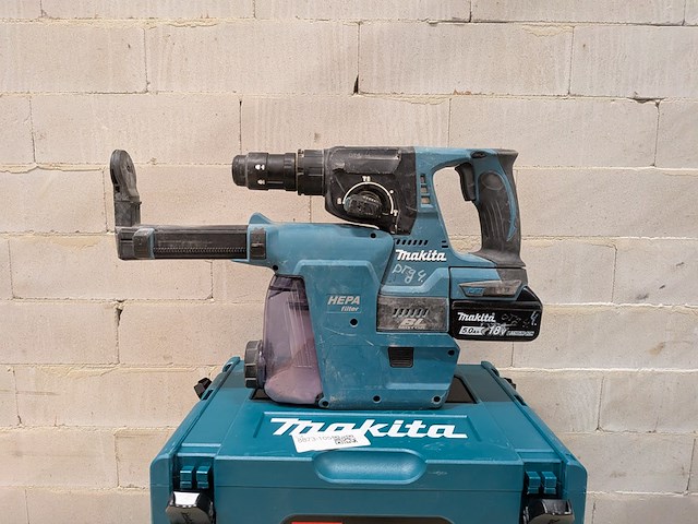 Accu boorhamer met filter, makita dhr243, makita dx07, 2025 - afbeelding 12 van  14
