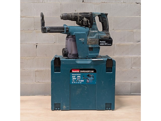 Accu boorhamer met filter, makita dhr243, makita dx07 - afbeelding 1 van  12