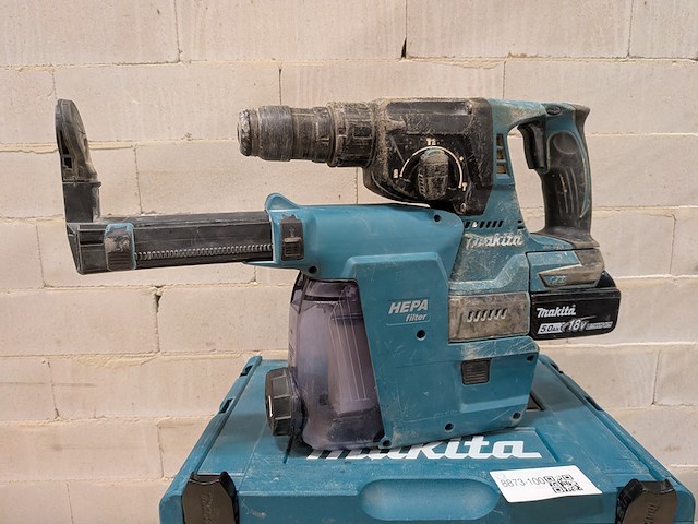 Accu boorhamer met filter, makita dhr243, makita dx07 - afbeelding 5 van  12