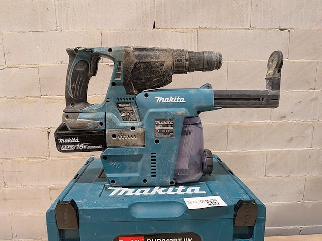 Accu boorhamer met filter, makita dhr243, makita dx07 - afbeelding 8 van  12