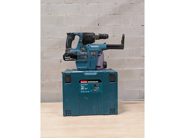 Accu boorhamer met filter, makita dhr243, makita dx07 - afbeelding 1 van  15