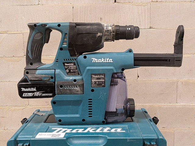 Accu boorhamer met filter, makita dhr243, makita dx07 - afbeelding 9 van  15