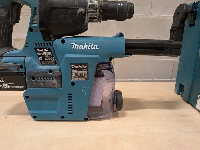 Accu boorhamer met filter, makita dhr243, makita dx07 - afbeelding 11 van  15