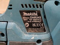 Accu boorhamer met filter, makita dhr243, makita dx07 - afbeelding 12 van  15