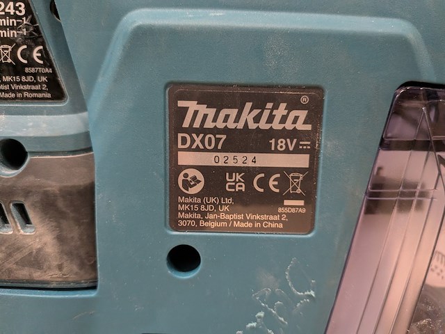 Accu boorhamer met filter, makita dhr243, makita dx07 - afbeelding 13 van  15