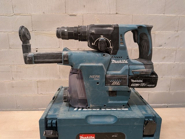 Accu boorhamer met filter, makita dhr243, makita dx07 - afbeelding 11 van  12
