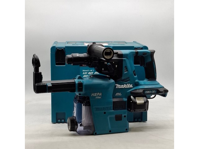 Accu boorhamer met hepa filter, makita, o.a. dhr283zwju, dx 09 - afbeelding 1 van  14