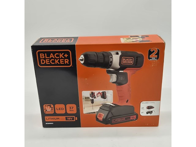 Accu boormachine, black&decker, bcd001c1, 2021 - afbeelding 2 van  5