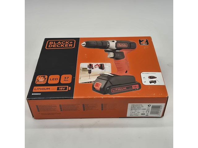 Accu boormachine, black&decker, bcd001c1, 2021 - afbeelding 5 van  5