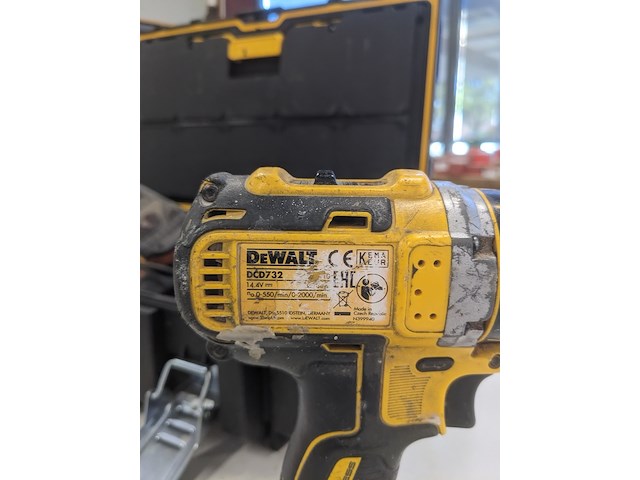 Accu boormachine dewalt, dcd732 - afbeelding 4 van  6