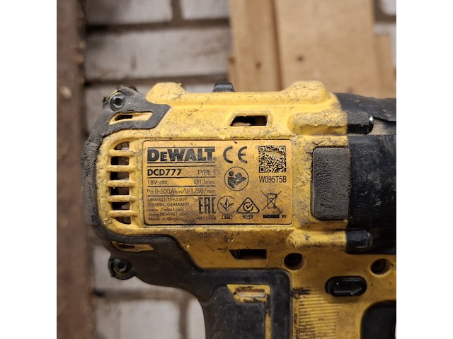 Accu boormachine, dewalt, dcd777, 2020 - afbeelding 5 van  9