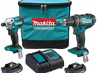 Accu boormachine en slagschroevendraaier, makita, clx224a