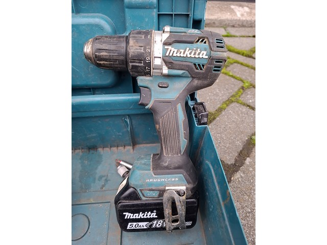 Accu boormachine en slagschroevendraaier, makita, ddf484 - afbeelding 2 van  8