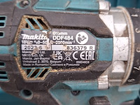 Accu boormachine en slagschroevendraaier, makita, ddf484 - afbeelding 5 van  8