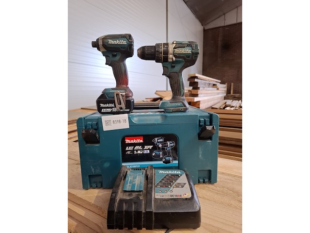 Accu boormachine en slagschroevendraaier makita, dhp484 - dtd153, bouwjaar 2021 - 2022 - afbeelding 1 van  10