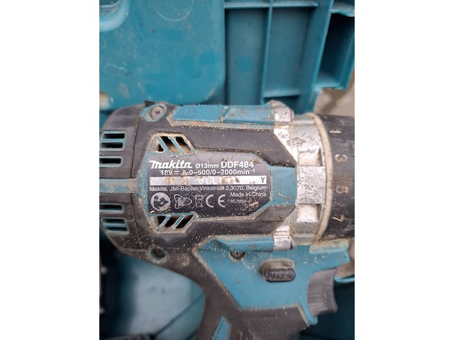 Accu boormachine en zaklamp makita, ddf484 - afbeelding 4 van  7