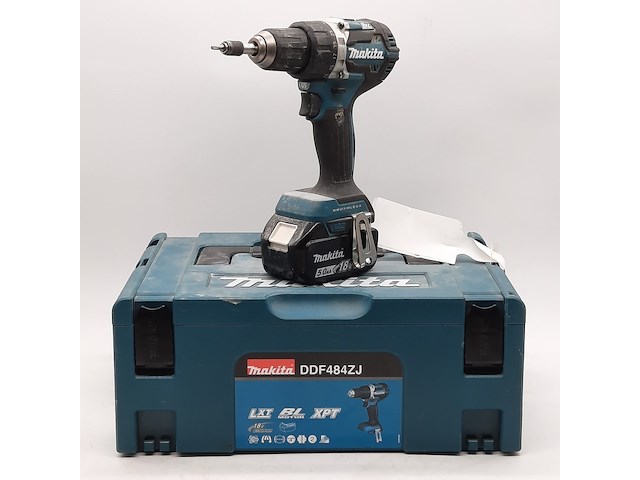 Accu boormachine, makita, ddf484, 2018 - afbeelding 1 van  10