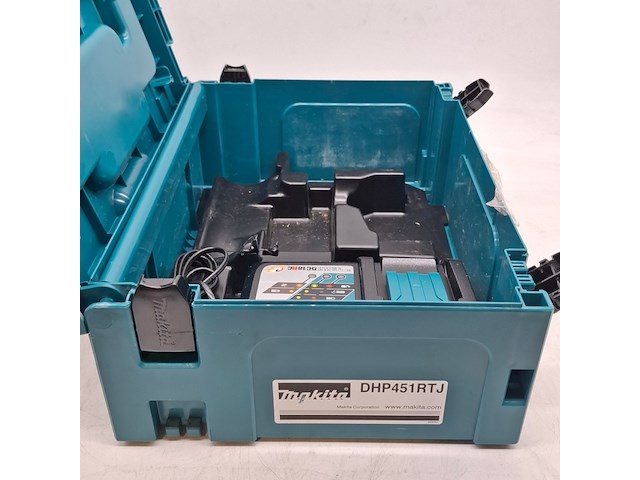 Accu boormachine, makita, lxt dhp451rjt - afbeelding 8 van  8