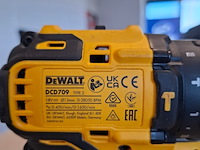 Accu boormachine met slagschroevendraaier dewalt, dcd709 / dcf809, bouwjaar 2024 - afbeelding 6 van  11