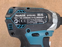 Accu boormachine met slagschroevendraaier makita, ddf484 | dtd153, bouwjaar 2025 - afbeelding 4 van  7