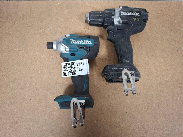 Accu boormachine met slagschroevendraaier makita, ddf484 | dtd156 - afbeelding 1 van  8
