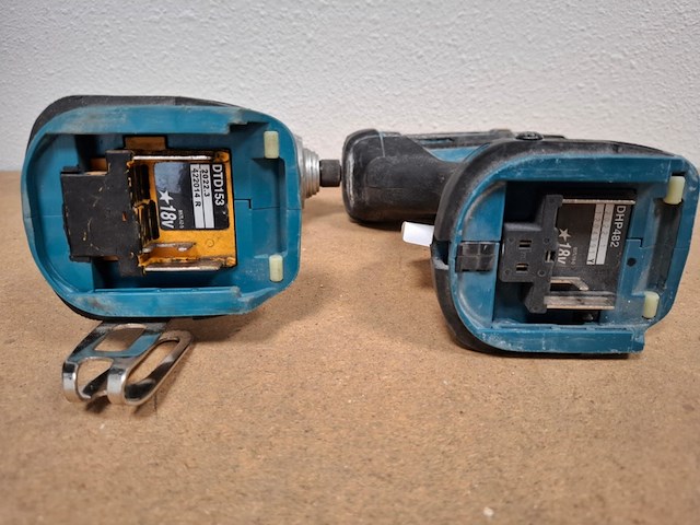 Accu boormachine met slagschroevendraaier makita, dhp482 | dtd153, bouwjaar 2022 - afbeelding 7 van  7