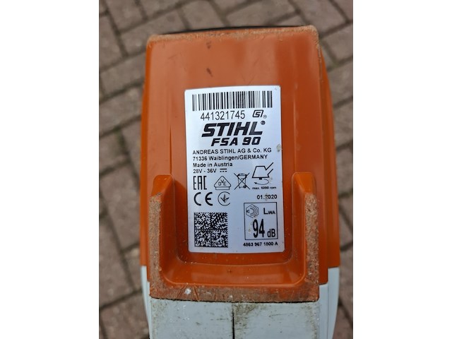 Accu bosmaaier, stihl, fsa90, 2020 - afbeelding 7 van  7