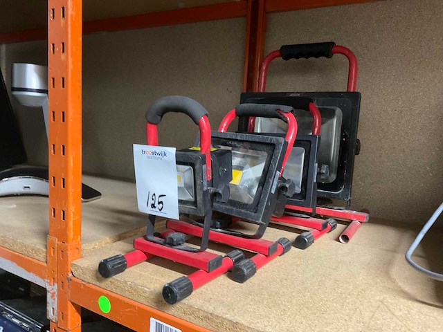 Accu bouwlamp (4x) - afbeelding 1 van  4