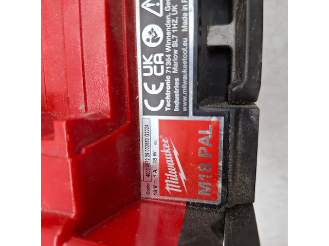 Accu bouwlamp, milwaukee, m18 pal - afbeelding 7 van  7