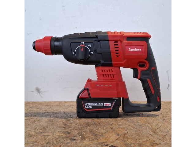 Accu breekhamer | 21v sanderz, rood, 2025 - afbeelding 1 van  10