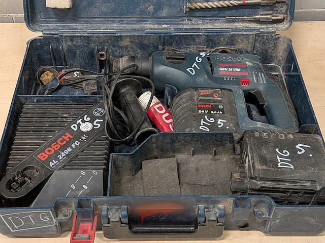Accu breekhamer, bosch, gbh 24 vre - afbeelding 9 van  11