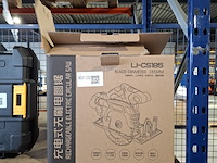 Accu cirkelzaag 185 mm, rood - afbeelding 8 van  9