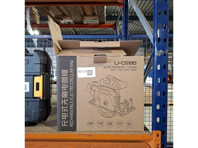 Accu cirkelzaag 185 mm, rood - afbeelding 8 van  9