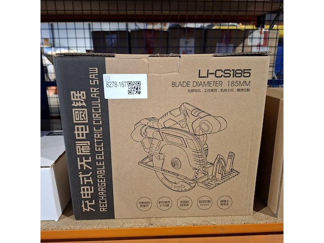 Accu cirkelzaag | 21v | 7.5" 185mm, sanderz, 2025 - afbeelding 2 van  2