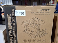 Accu cirkelzaag | 21v | 7.5" 185mm, sanderz, 2025 - afbeelding 2 van  2