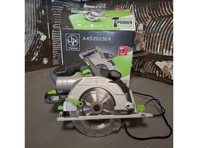 Accu cirkelzaag lux-tools, a-ks-20/150a, bouwjaar 2024 - afbeelding 1 van  8