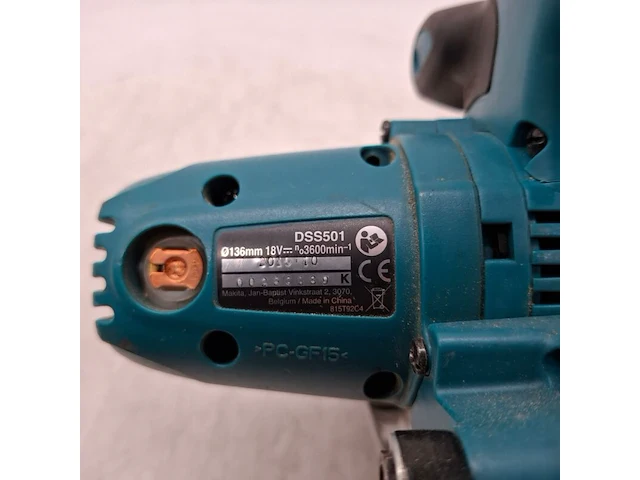 Accu cirkelzaag, makita, dss501, 2019 - afbeelding 4 van  8