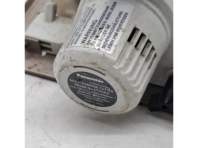 Accu cirkelzaag, panasonic, ey45a2 - afbeelding 7 van  8