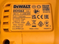 Accu combihamer, dewalt, dch263 - afbeelding 4 van  6