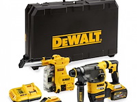 Accu combihamer dewalt, dch335x2-qw 2x 9,0ah - met stofafzuiging 54v xr flexvolt, geel/zwart - afbeelding 1 van  1