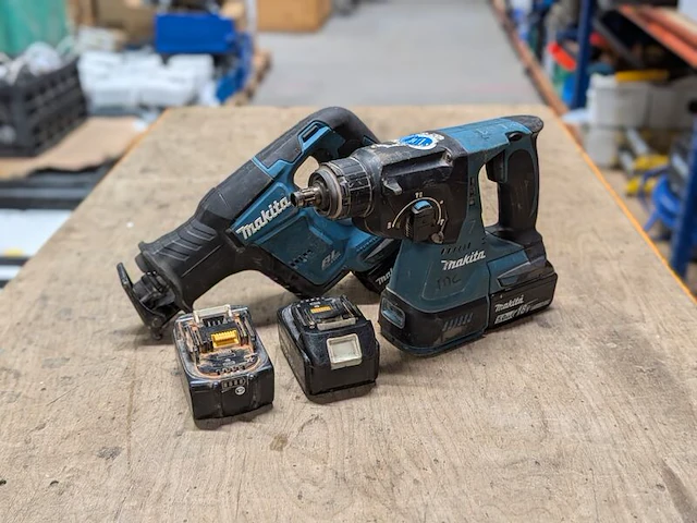Accu-combihamer en reciprozaag, makita, incl. accu's - afbeelding 1 van  7