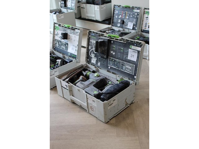 Accu combihamer festool khc 18 met accu en lader in systainer - afbeelding 3 van  4