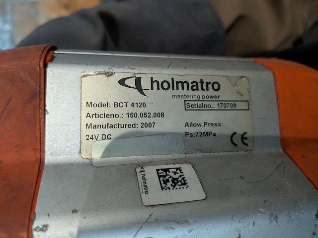 Accu-combitool, holmatro, bct 4120, 2007, incl. accu's en acculader - afbeelding 8 van  16