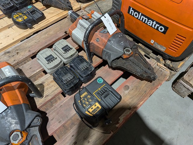 Accu-combitool, holmatro, bct 4120, 2008, incl. accu's en acculader - afbeelding 7 van  16